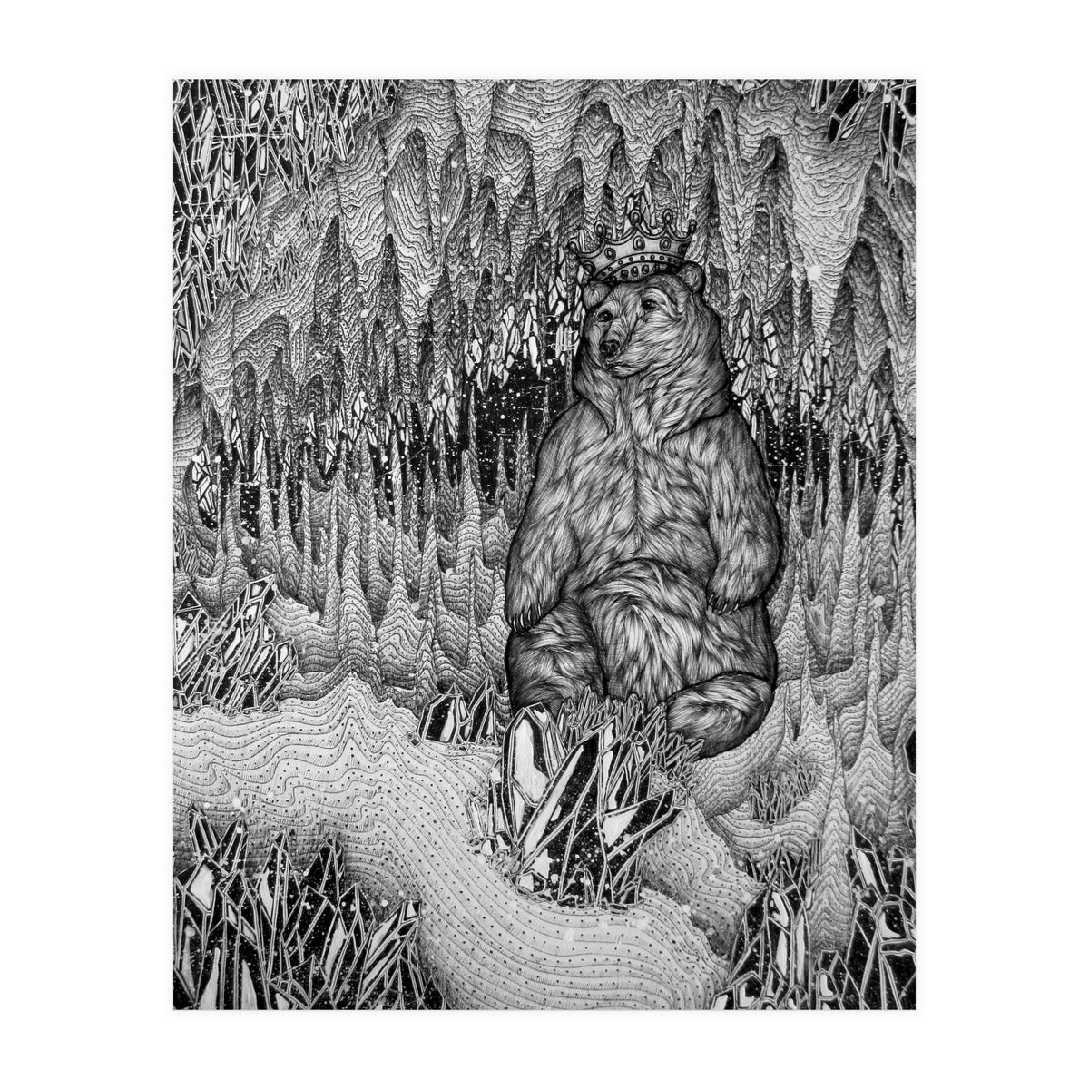 Cave Of The Bear King (Print Only)