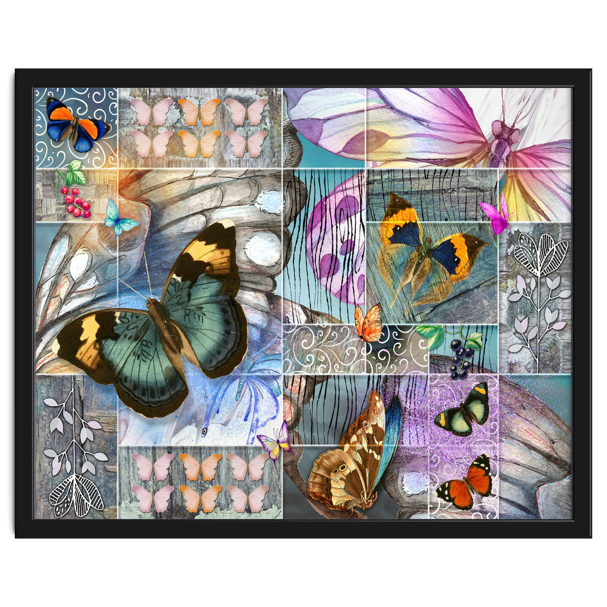 Butterfly Wings Collage
