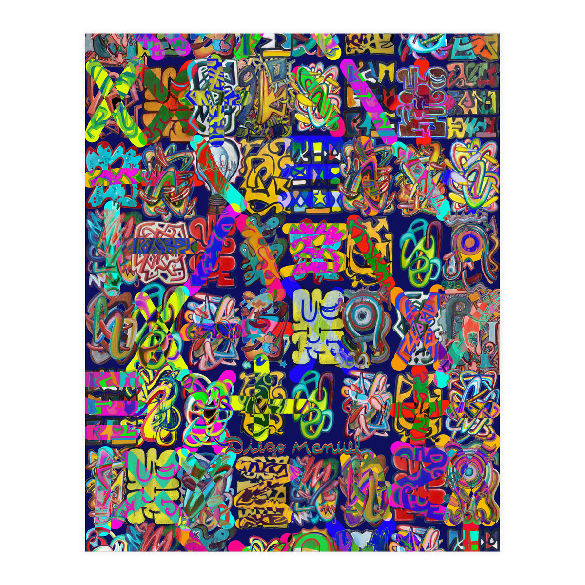 Graffitis 2021 Tapiz 104 (Print Only)