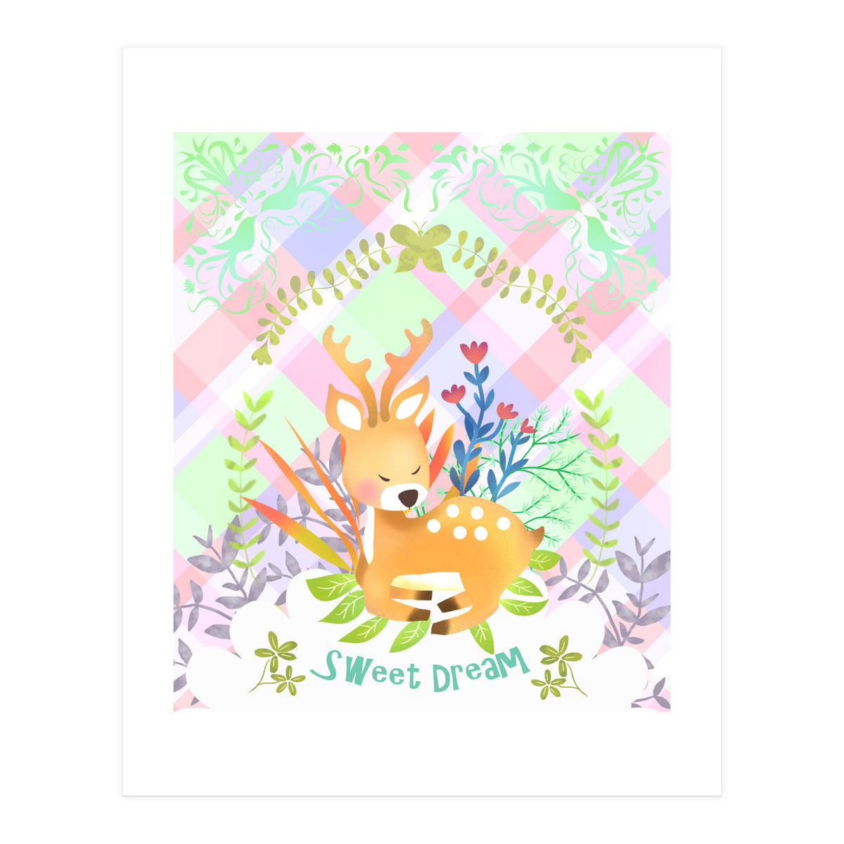 Sweet Dream Deer (Print Only)