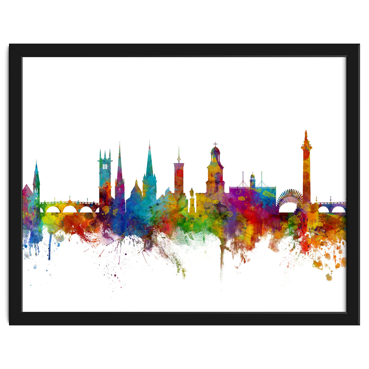 Shrewsbury England Skyline