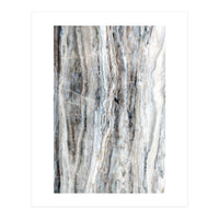 Marble Landscape I Blue and White (Print Only)