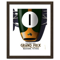 Australian Grand Prix Art Deco poster