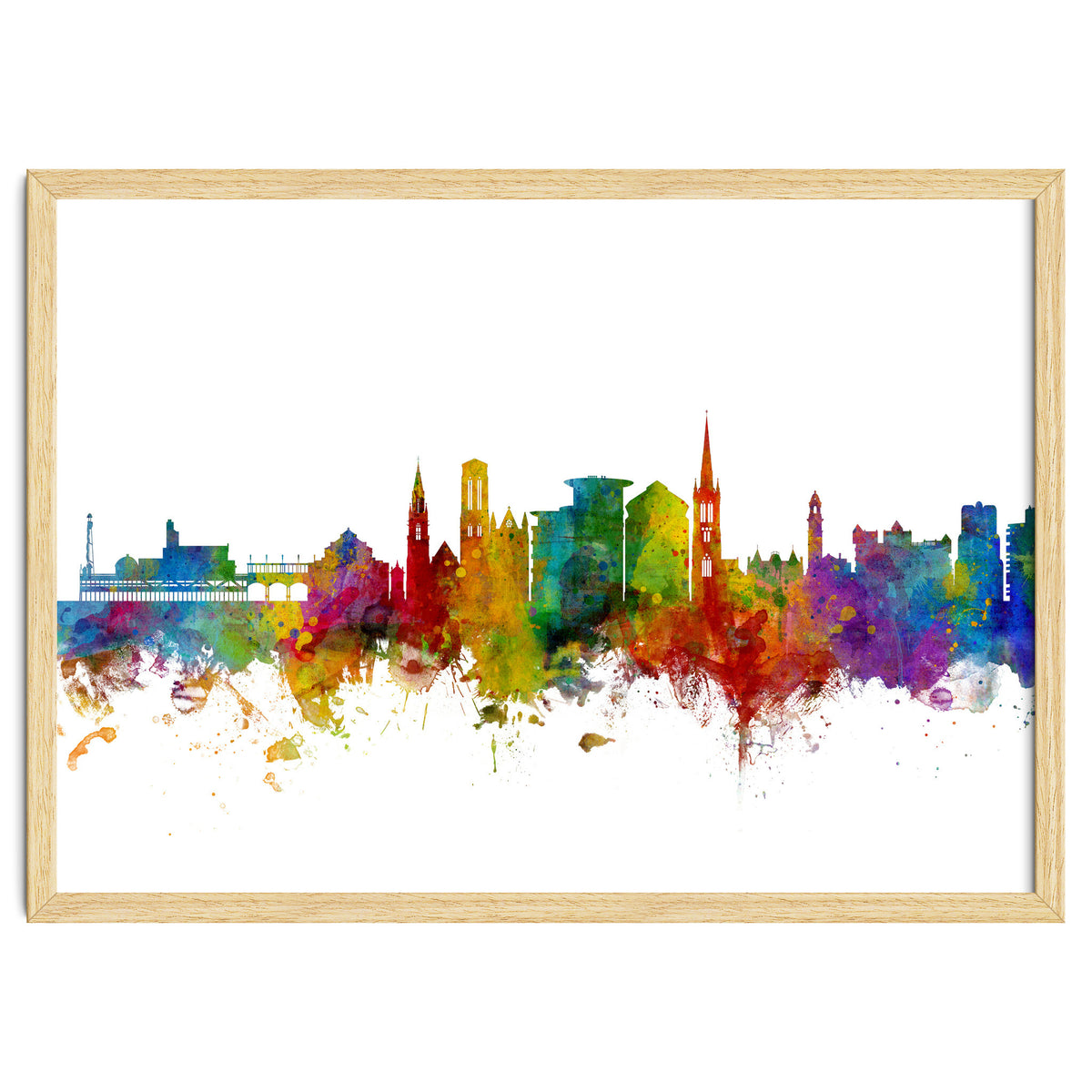 Bournemouth England Skyline