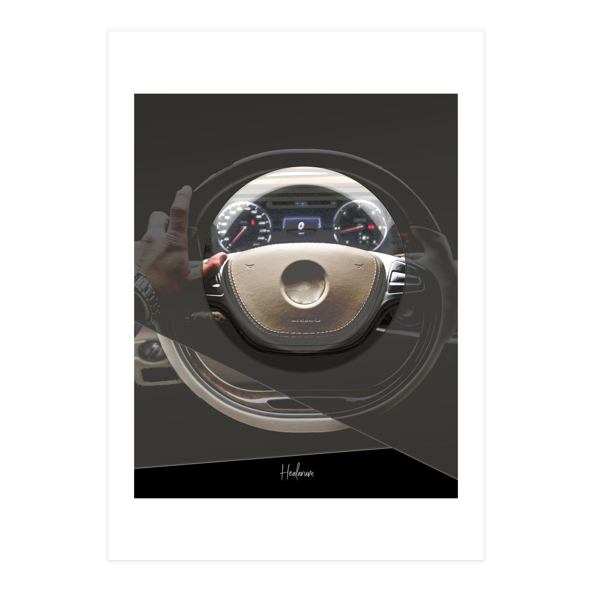 Emoji & Cars beige (Print Only)