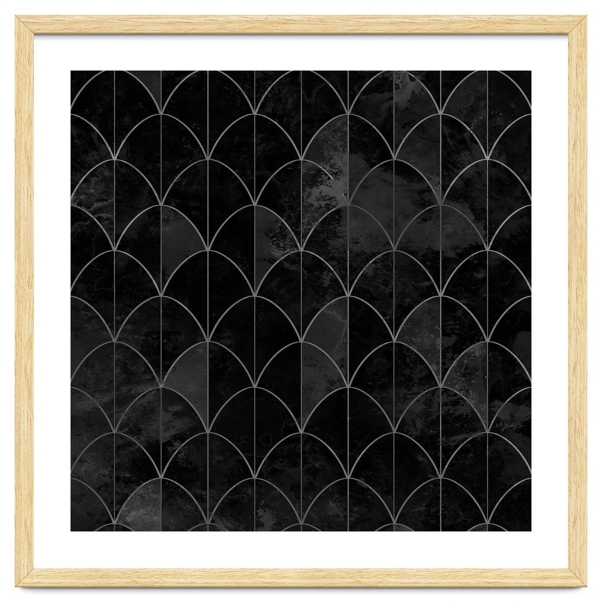 Mermaid scales. Black and white