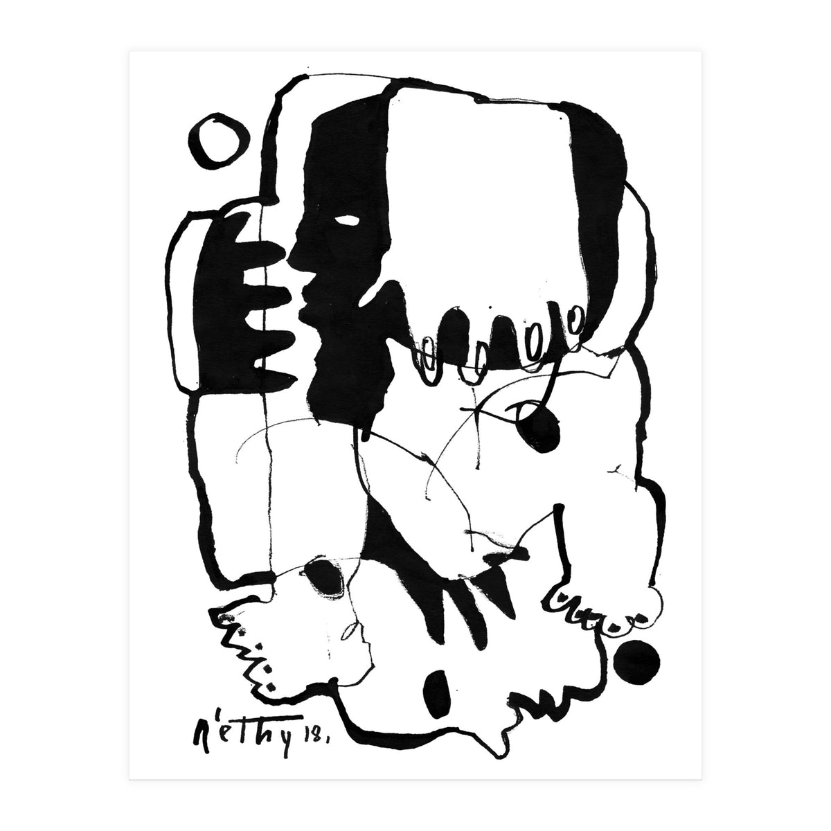 Everlasting Fight - b&w (Print Only)