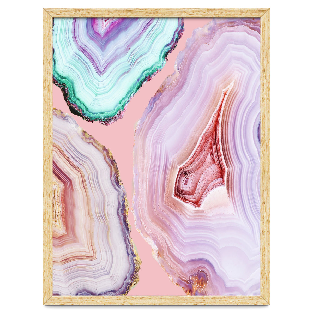 Mineral Agates #Glam collection