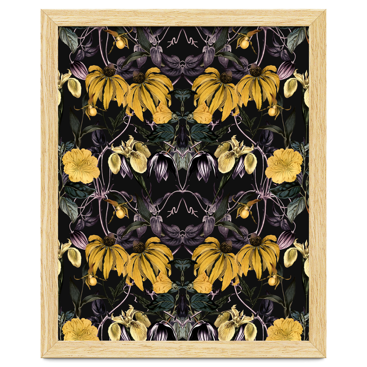 Nocturnal botanical garden kaleidoscope