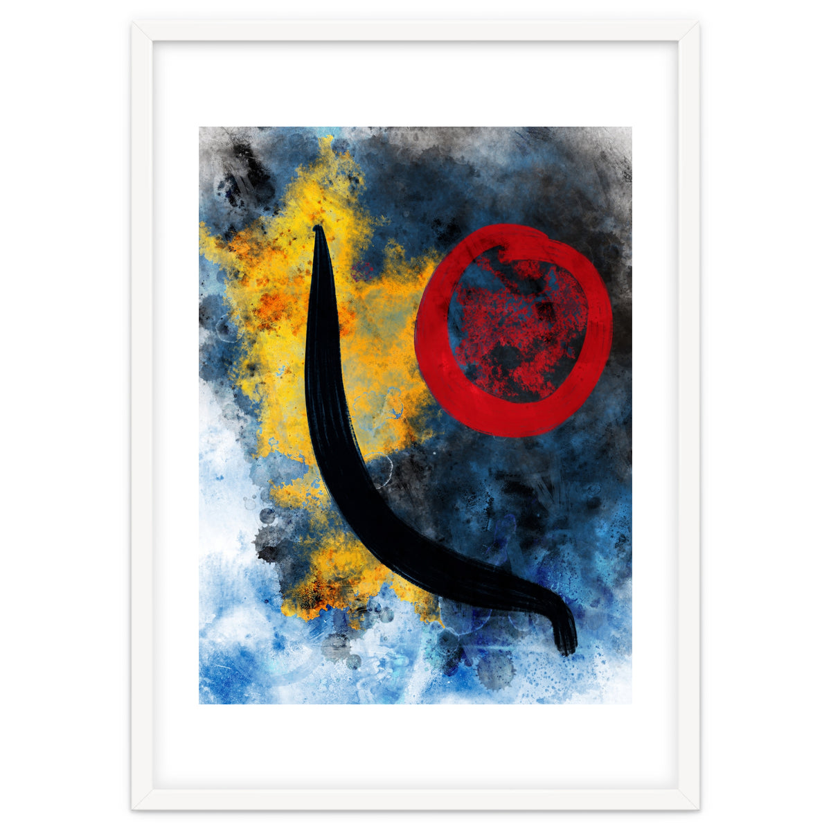 Abstract Calligraphy in the universe