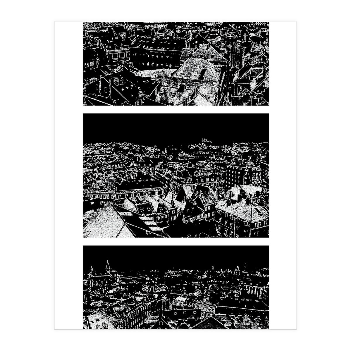 Prague print in black  (Print Only)