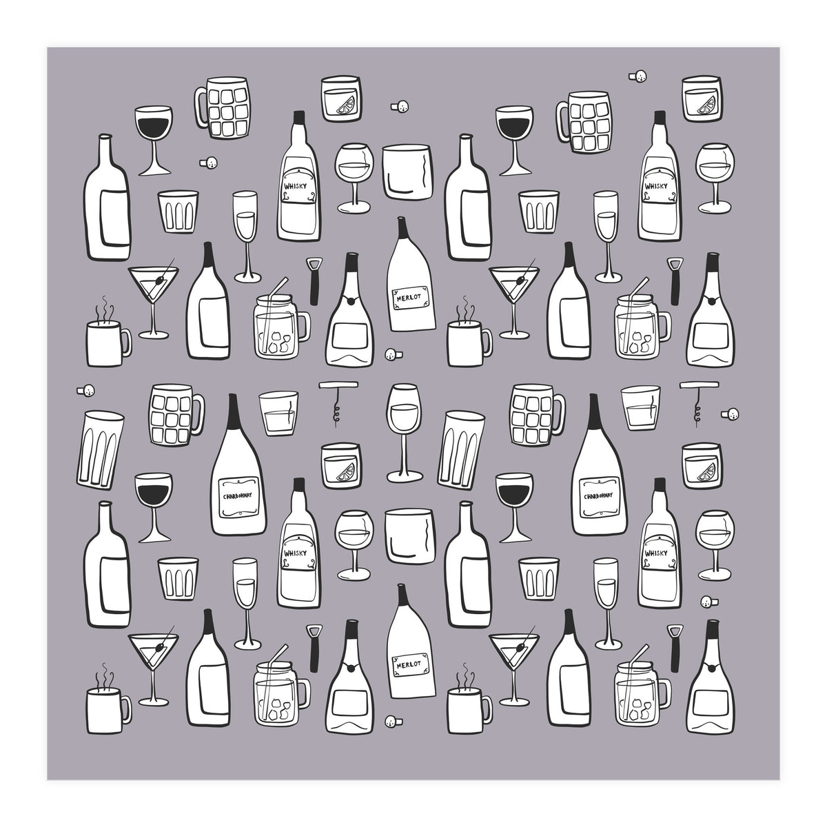 Wine and Beer (Print Only)