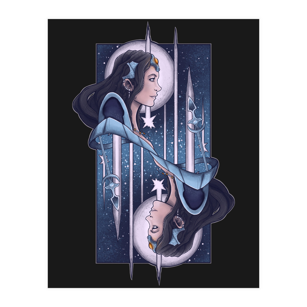 Moon's Priestess (Print Only)