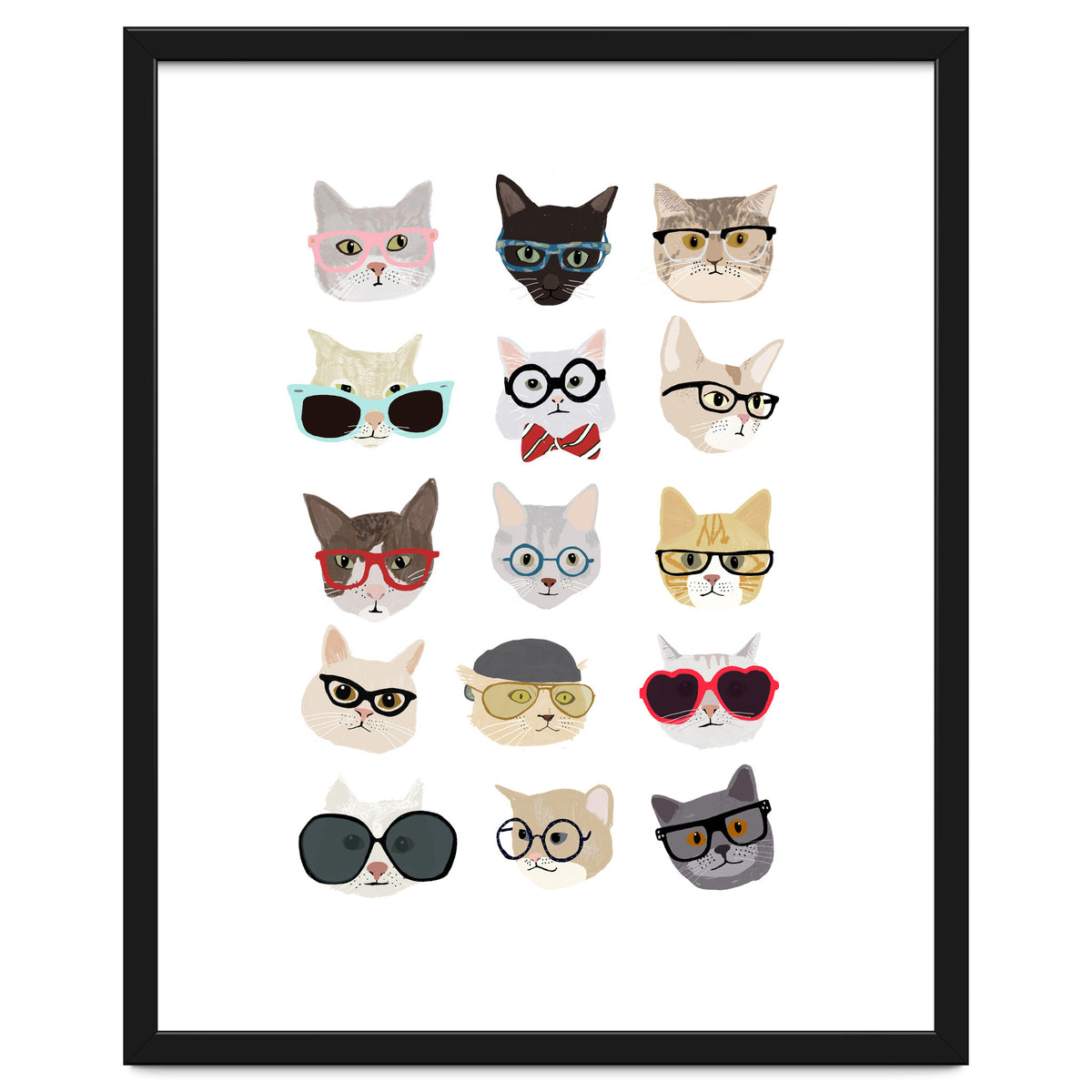 Cats in Glasses