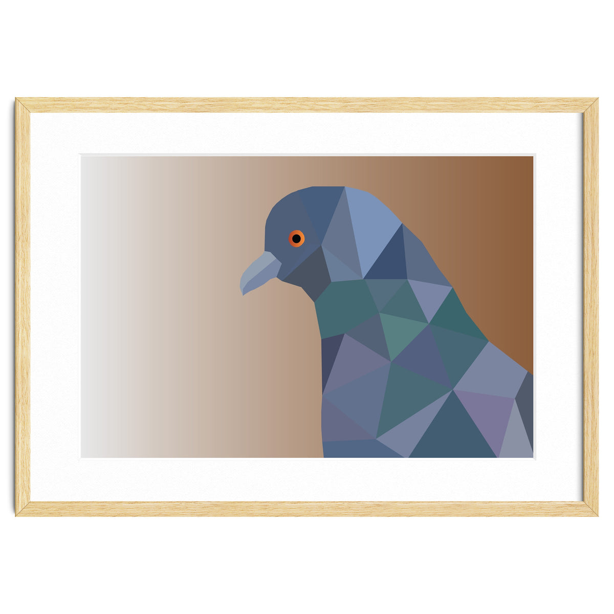 Pigeon Low Poly Art