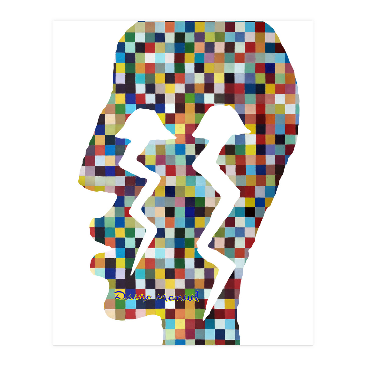 Perfil Con Rayos 11  (Print Only)