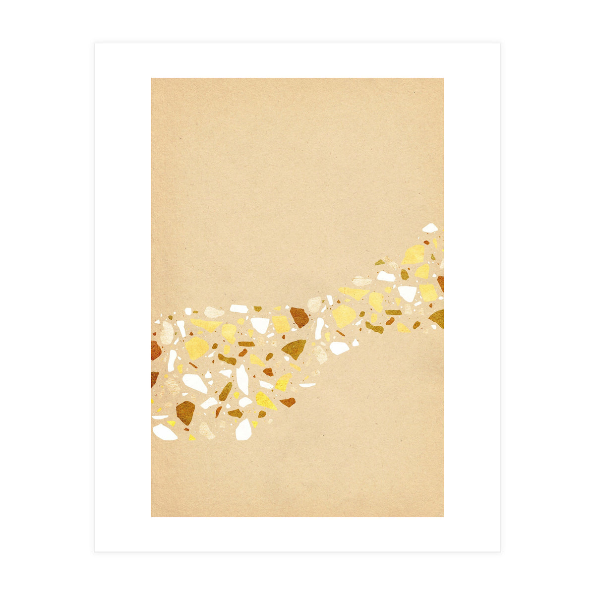 Abstract terrazzo pattern (Print Only)