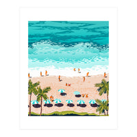 Dream in Colors Borrowed From The Sea | Ocean Tropical Beachy Summer | Swim Surf Travel Vacation (Print Only)