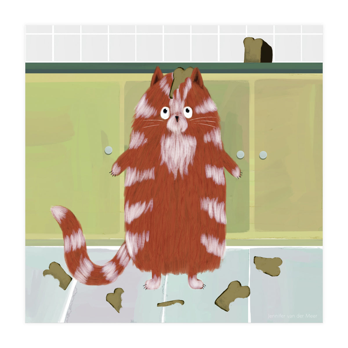 Cat 20: Me? No, I don't like bread! (Print Only)