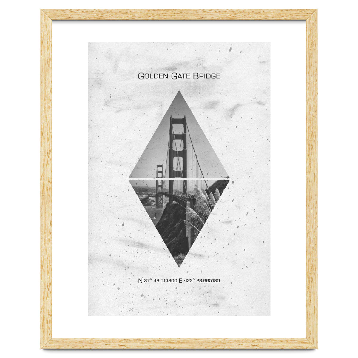 Coordinates SAN FRANCISCO Golden Gate Bridge