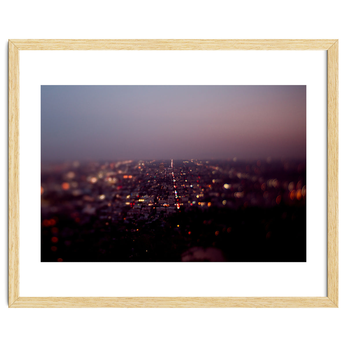 Aerial Los Angeles at Night