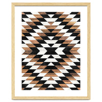 Urban Tribal Pattern No.13 - Aztec - Concrete and Wood