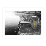 Frozen Ground Yellow Flower Street Art (Print Only) thumbnail