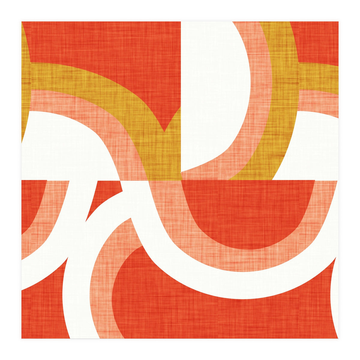 New Mid Mod Freeway Orange  (Print Only)