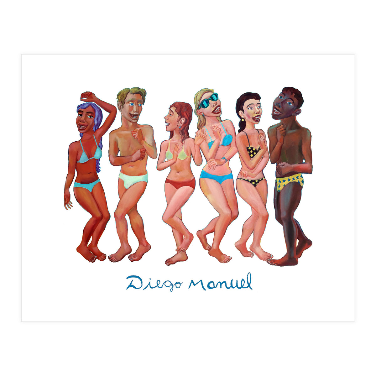 Fiesta En La Playa 2b (Print Only)