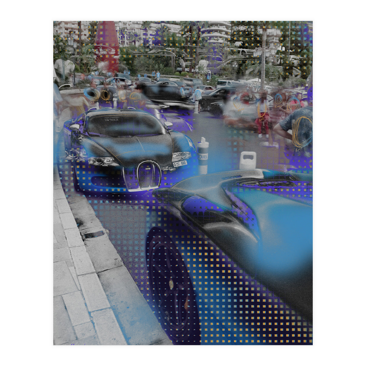 August ’22 — Blue Bugatti, Monaco (Print Only)