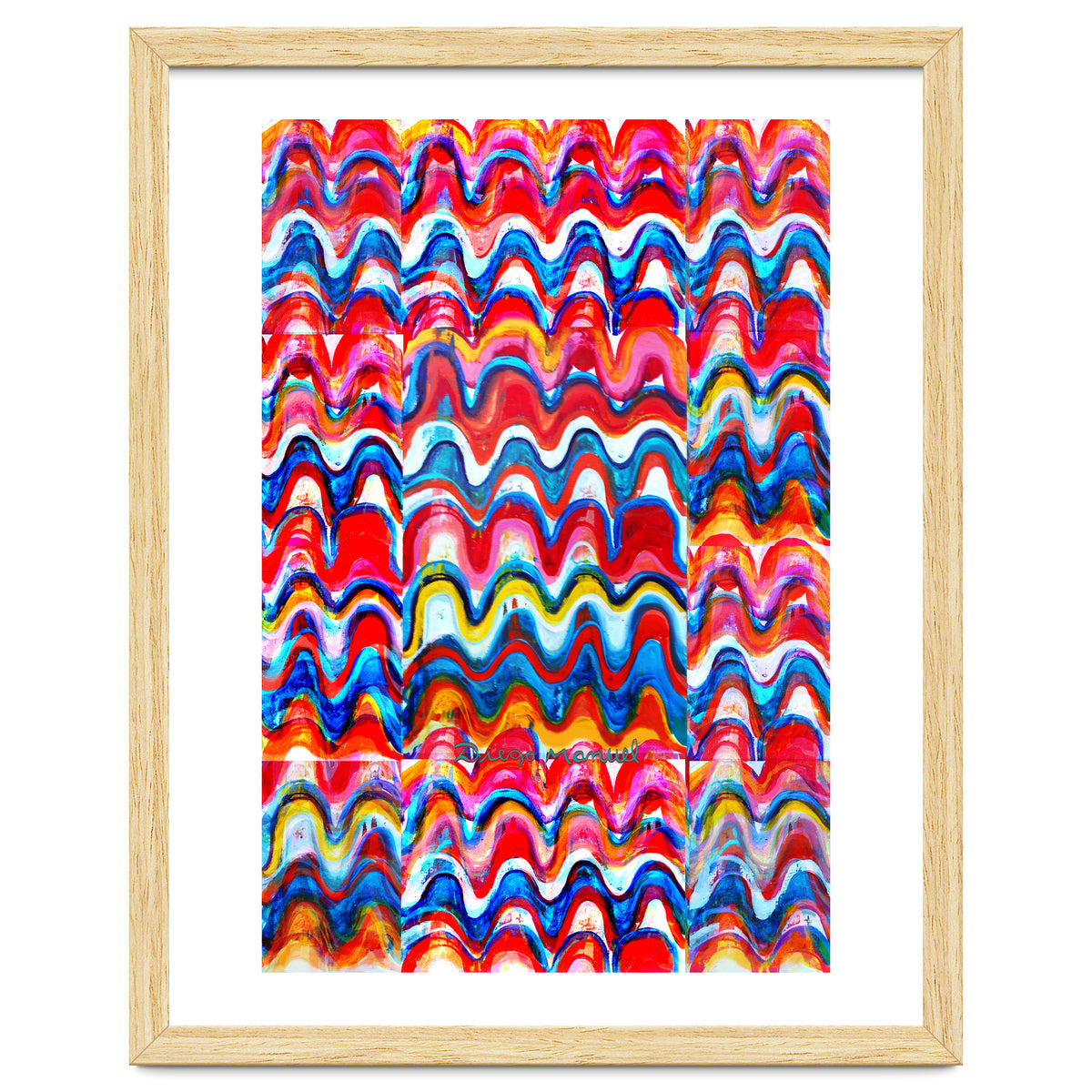 Pop abstract color full