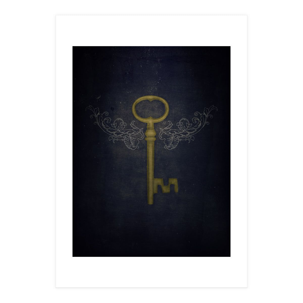 Winged Key (Print Only)