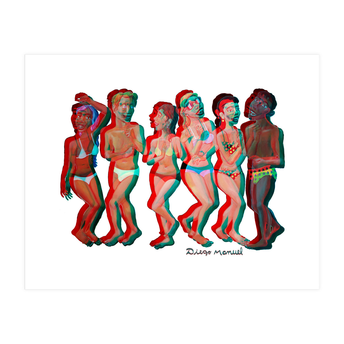 Fiesta En La Playa 2 1 (Print Only)