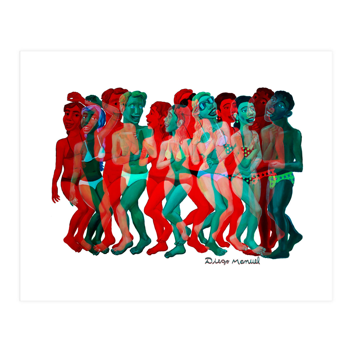 Fiesta En La Playa 2 2 (Print Only)