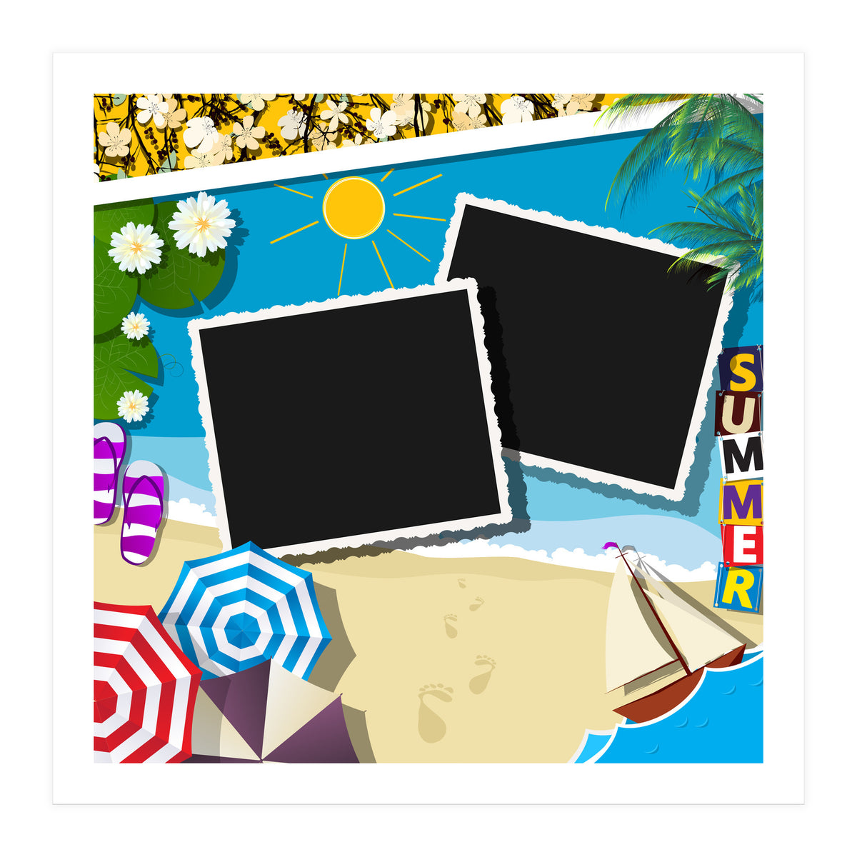 Summer Celebration Collage (Print Only)