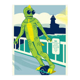 Sleezstak riding One Wheel (Print Only) thumbnail