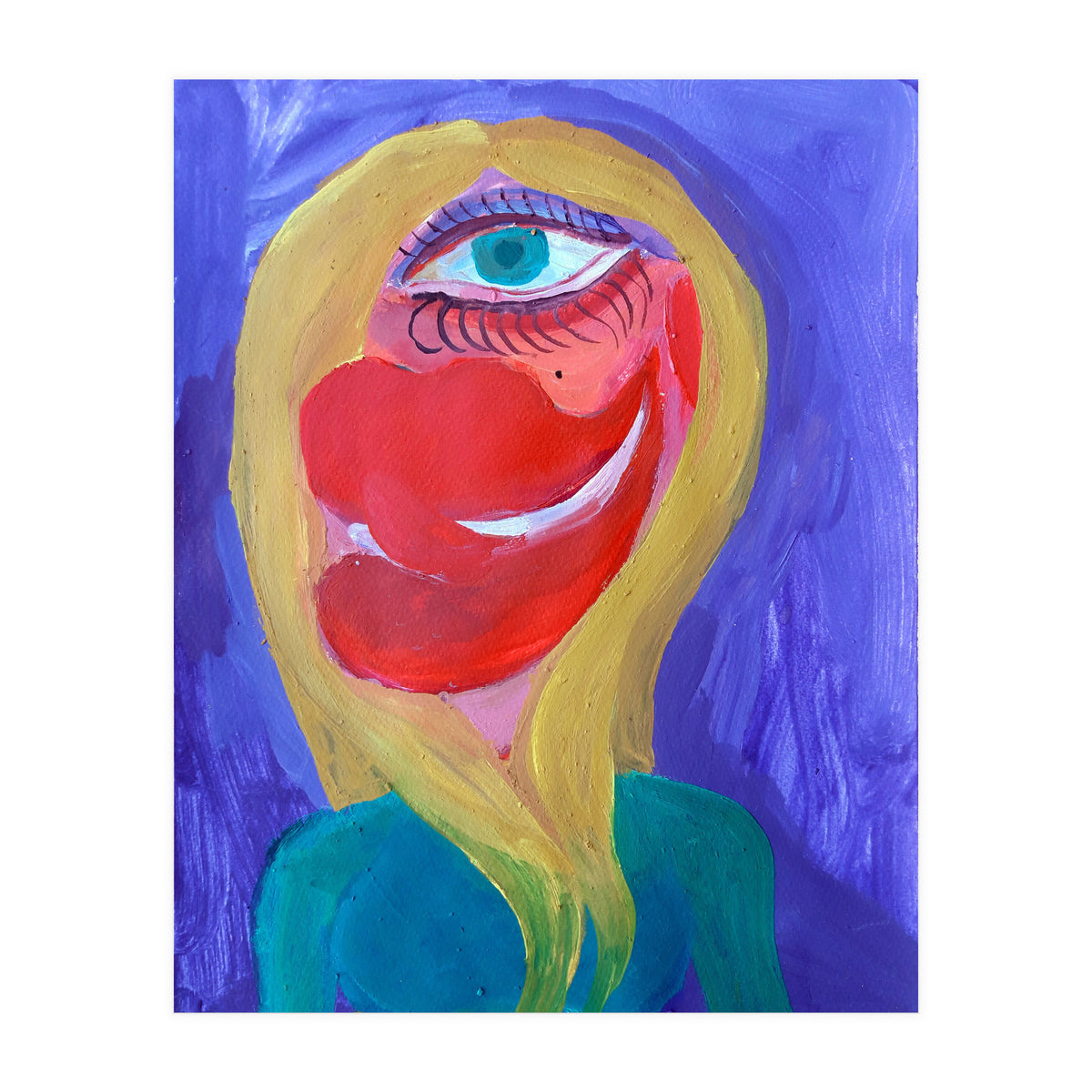 Rubia Cubista 2 (Print Only)