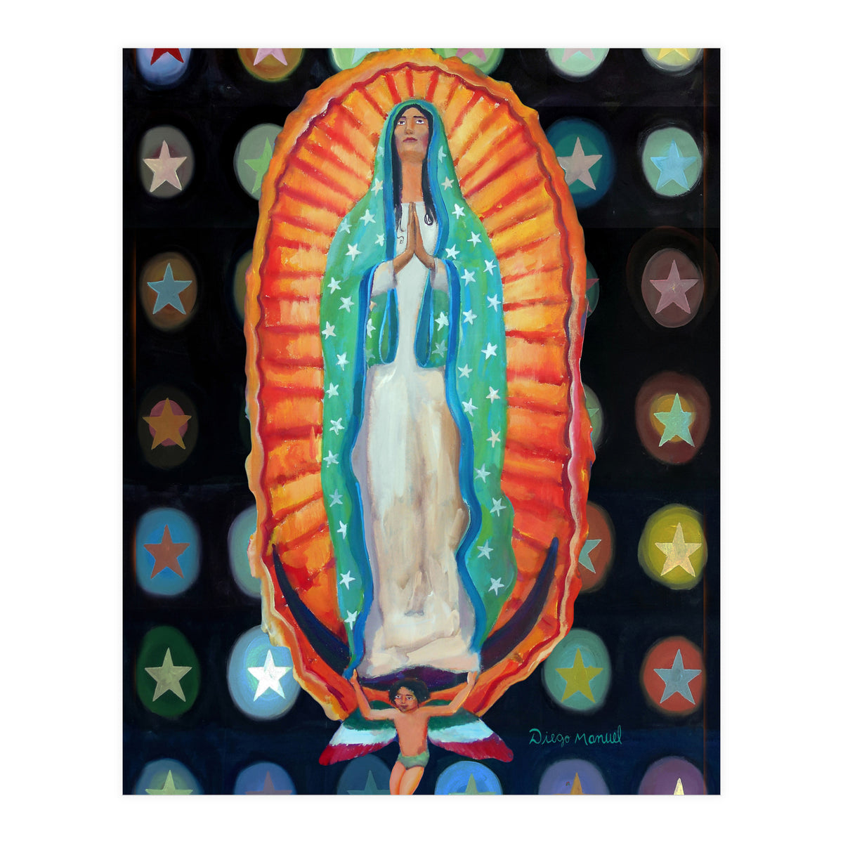 Virgen De Guadalupe 10 (Print Only)