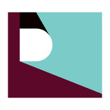 Geometric Shapes No. 82 - purple & teal (Print Only) thumbnail