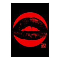 Bouche in red (Print Only)