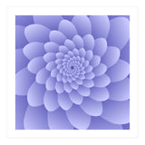 3 D Modern Purple Floral (Print Only) thumbnail