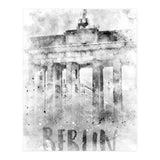 Monochrome Art BERLIN Brandenburg Gate | Watercolor (Print Only) thumbnail