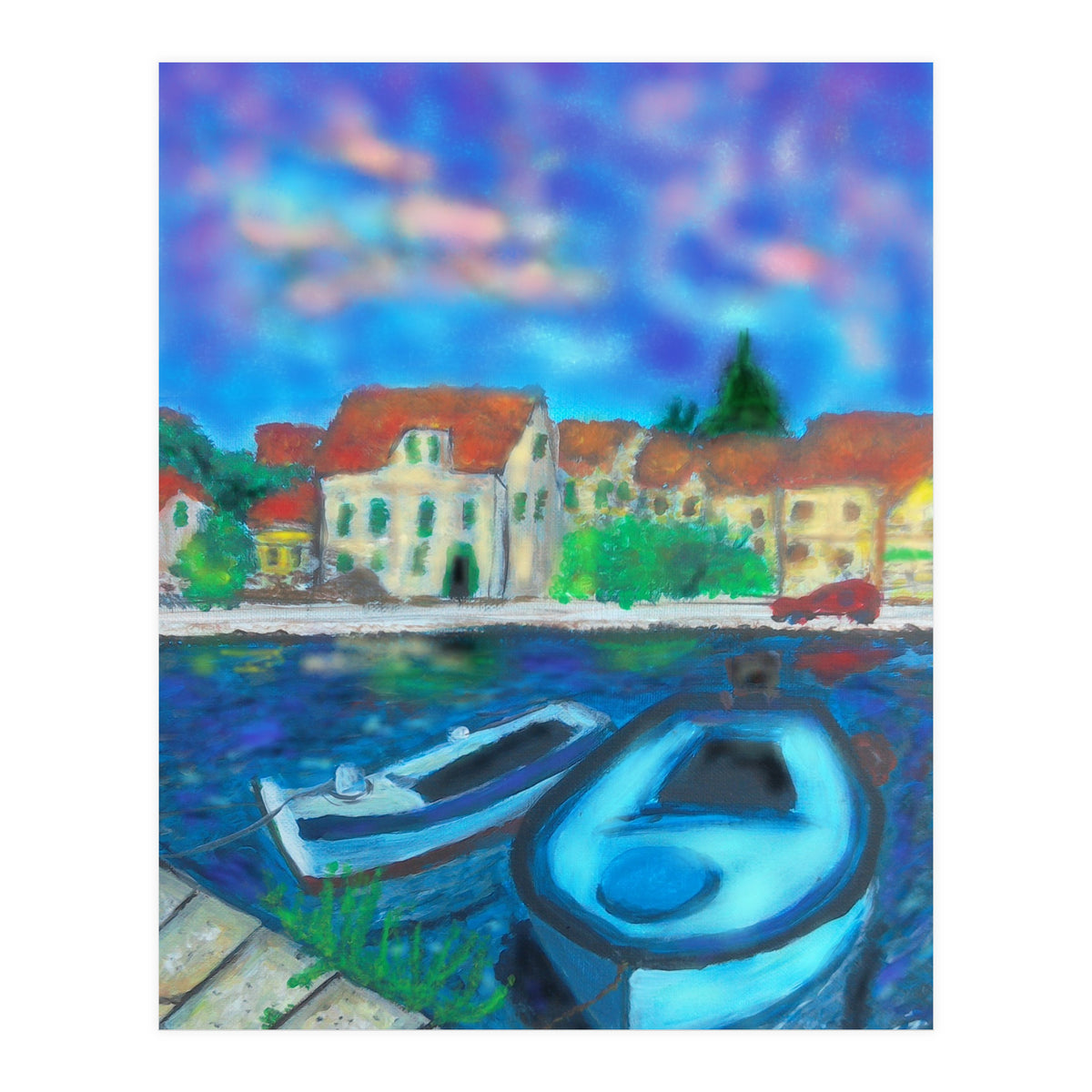 Two Boats in Vrboska (Print Only)