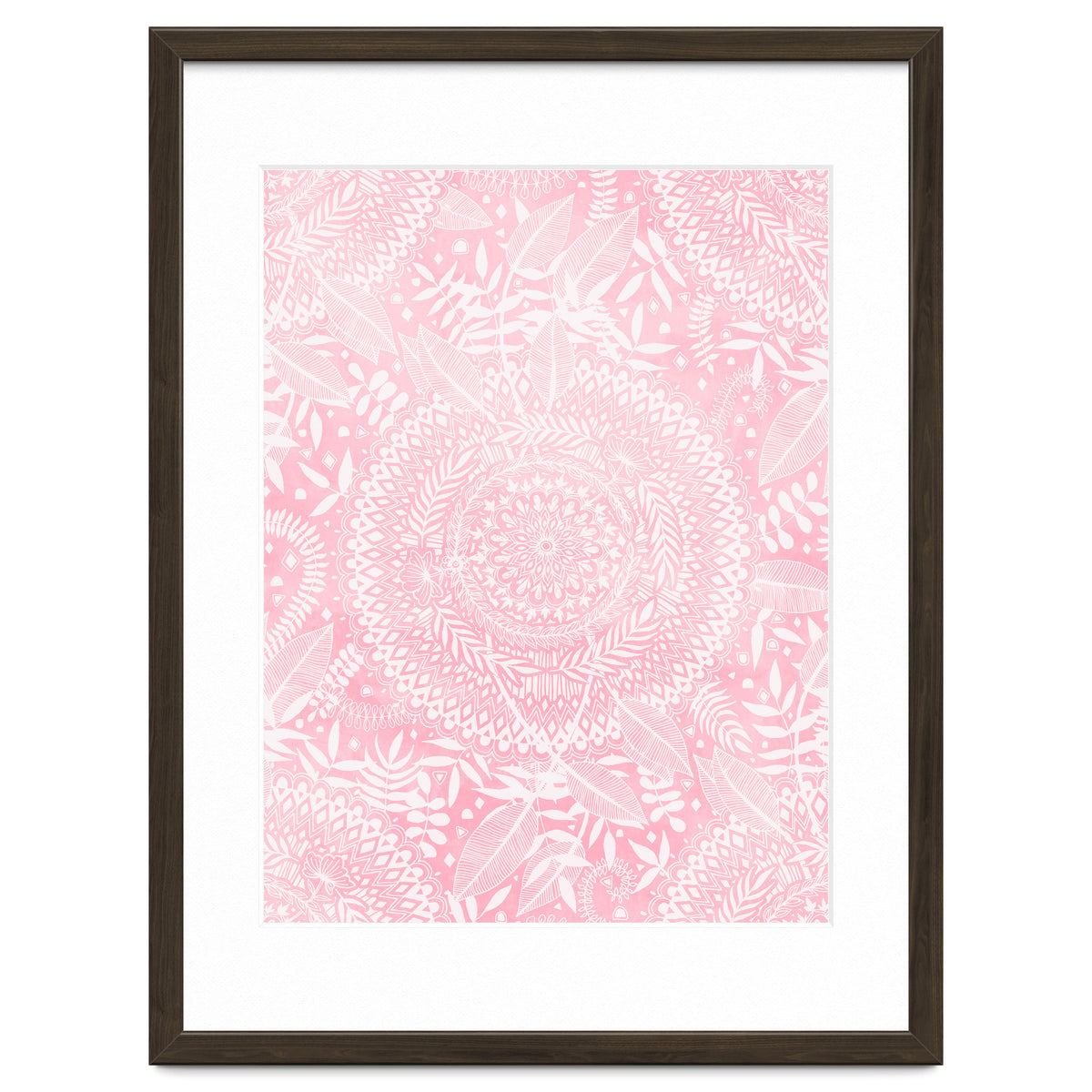 Medallion Pattern in Blush Pink