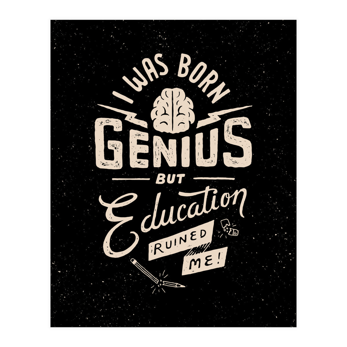 Born Genius (Print Only)
