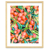 Fruit Garden, Tropical Forest Botanical Painting, Plants Vintage Nature thumbnail