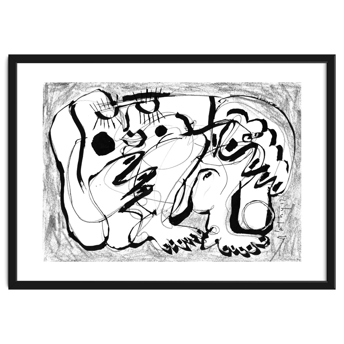 Female Nude no. 02 - b&w