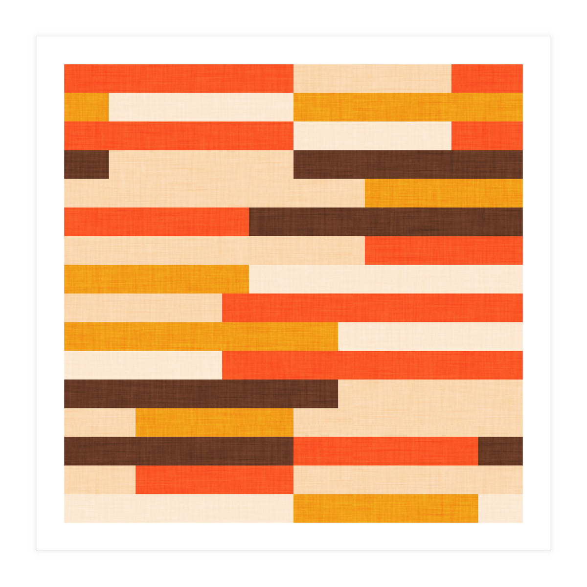 Classic Mid Mod Kilim Stripes  (Print Only)