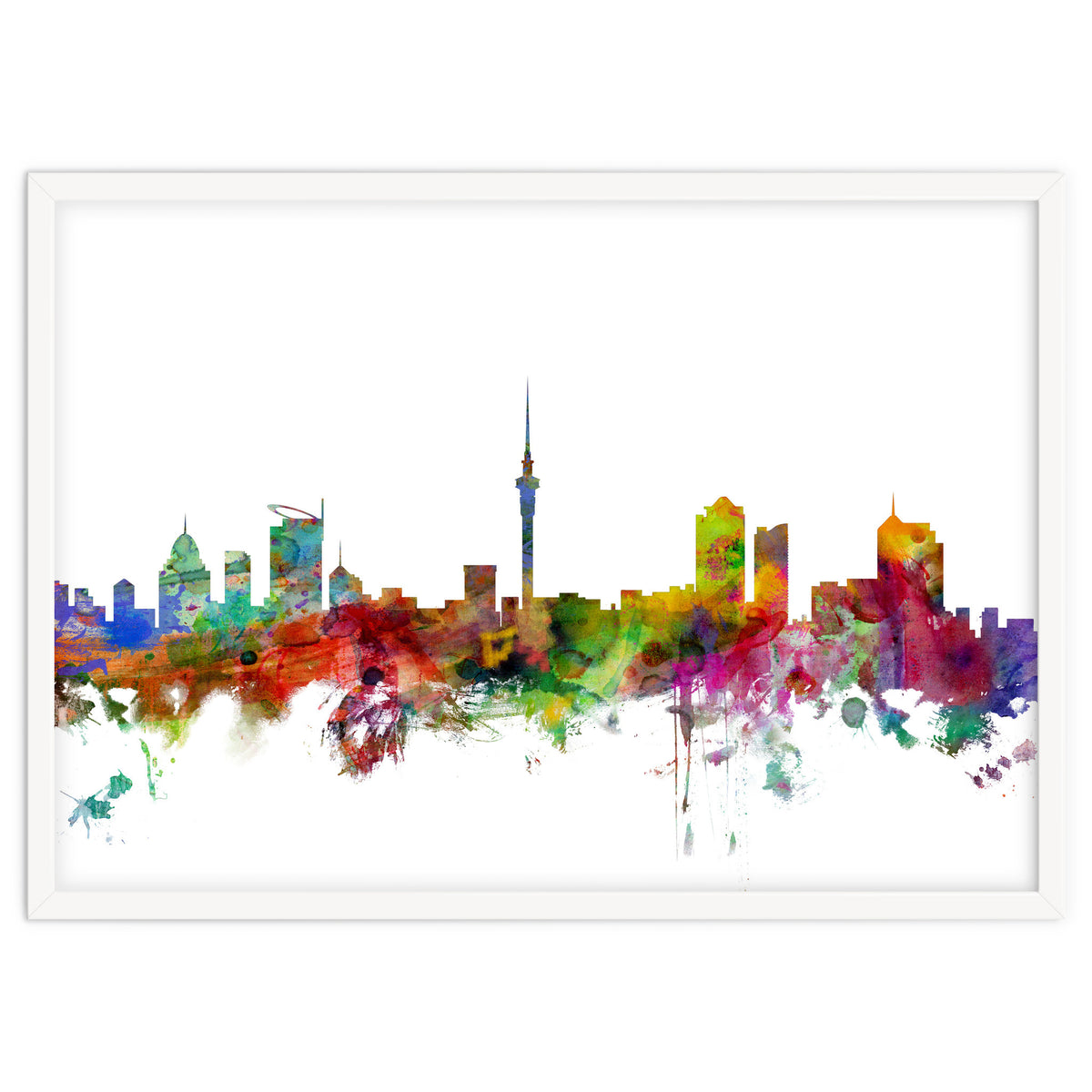 Auckland New Zealand Skyline