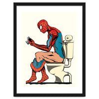 Spider-man on the Toilet, funny bathroom humour